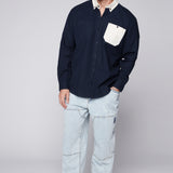 DORFMAN - Loose Fit Carpenter Pant - Light Blue Denim