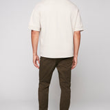 JAGGER - Jogger Classique 5 Poches French Terry - Olive foncé