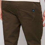 JAGGER - Jogger Classique 5 Poches French Terry - Olive foncé