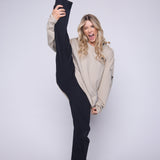 T-shirt avec crâne et os imprimés- Champignon