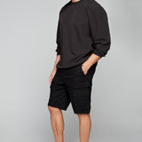JUDE - Short Cargo en Ripstop  - Noir