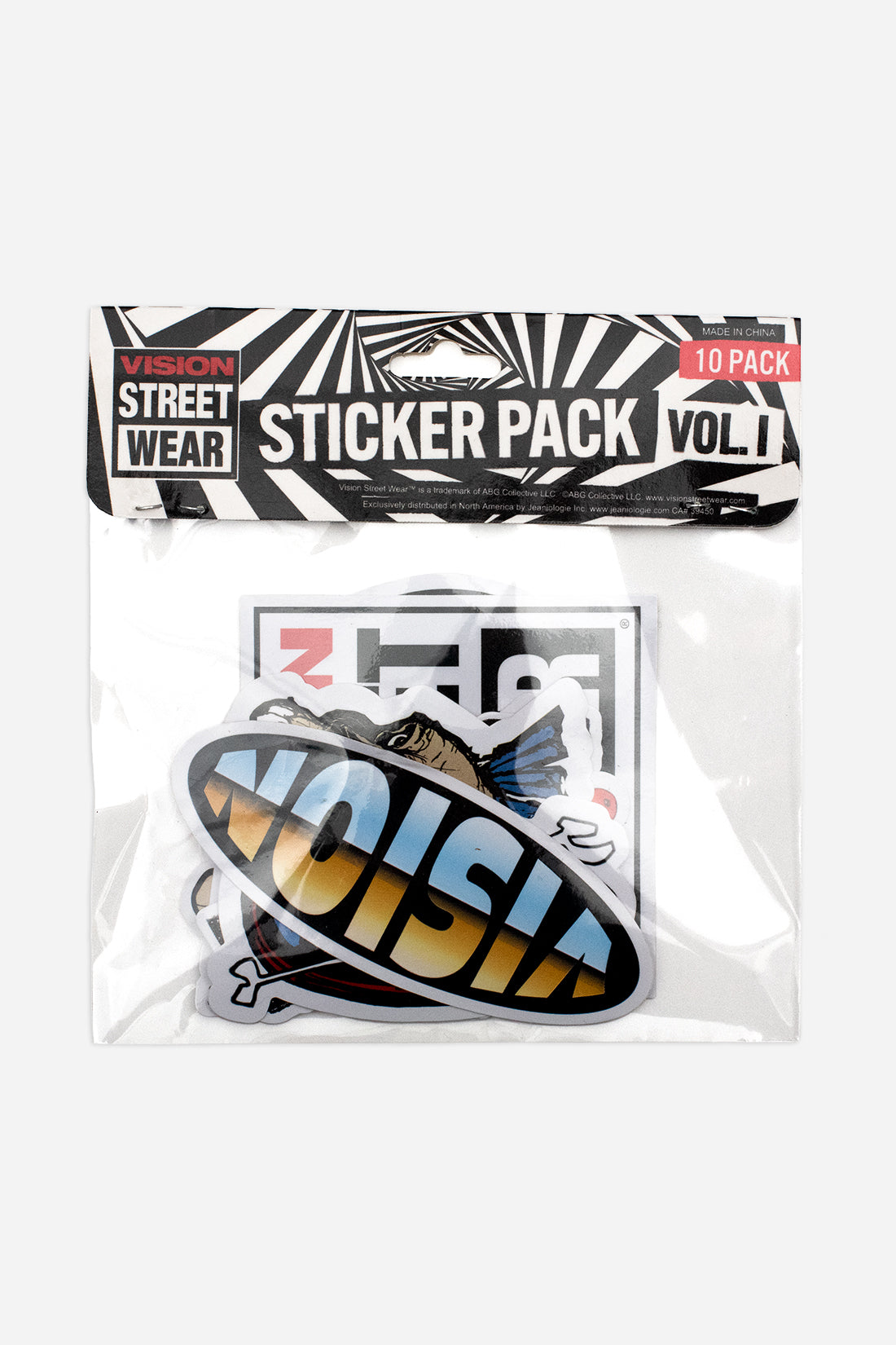 Vision Street Wear Skateboard Stickers