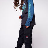 Fisheye Large Logo Print T-Shirt - Black/Navy