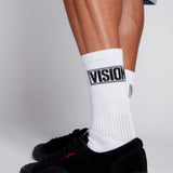 6 Pack Crew Socks - IVORY