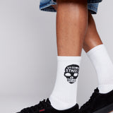 6 Pack Crew Socks - IVORY