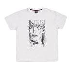 Vision Street Wear Face Print Logo T-Shirt Ivory